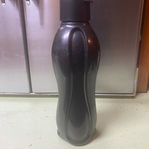 Eco Tupperware Black Water Bottle